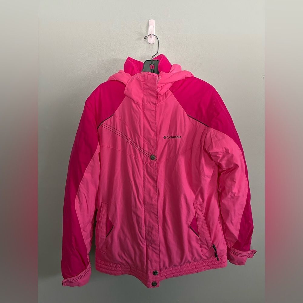 Columbia Girls' Bohemian Boarder Ski Winter Coat Jacket 18/20 Omni-Shield Pink